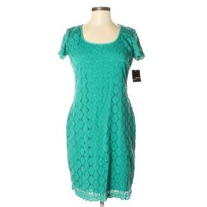 Ronni Nicole Teal Dress Size M NWT